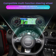 Latest 10.25" Car LCD Digital Dashboard Cluster For Audi TT 2008 2009 2010-2014 Instrument Paneel Speedometer Virtual Cockpit