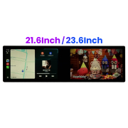 21.6/23.6 Inch Universal Dual Screen Android Car Radio Car DVD Player Car Stereo Navigation GPS Autoradio Carplay Android Auto