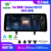12.3'' Car Radio For BMW 1 Series (F20/F21) 2012-2016 Android Octa Core Car Stereo DVD GPS Navigation Player Multimedia Headunit Android Auto Carplay