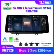 12.3'' Car Radio For BMW 2 Series (Travel Edition) (F22/F45) 2013-2016 Android Octa Core Car Stereo DVD GPS Navigation Player Multimedia Headunit Android Auto Carplay