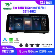 12.3'' Car Radio For BMW 5 Series (F10/F11) 2011-2012 Android Octa Core Car Stereo DVD GPS Navigation Player Multimedia Headunit Android Auto Carplay