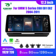 12.3'' Car Radio For BMW 3 Series/5 Series (E60) 2004-2008 CCC/CIC Android Octa Core Car Stereo DVD GPS Navigation Player Multimedia Headunit Android Auto Carplay