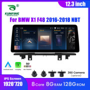 12.3'' Car Radio For BMW X1 (F48) 2016-2018 Android Octa Core Car Stereo DVD GPS Navigation Player Multimedia Headunit Android Auto Carplay