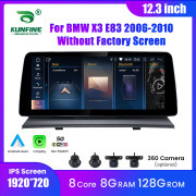 12.3'' Car Radio For BMW X3 E83 (Low Configuration) 2006-2010 Android Octa Core Car Stereo DVD GPS Navigation Player Multimedia Headunit Android Auto Carplay