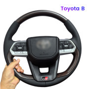 Carbon Fiber Steering Wheel For Toyota GT 86 FORTUNER FJ Cruiser HIACE LC70/76/79 Land Cruiser CROWN ALPHARD VELLFIRE HILUX