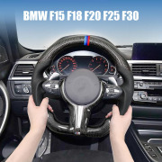 Carbon Fiber Steering Wheel For BMW 5 series F15 F18 2011-2017 X3 F25 2011-2016 F30 2013-2019 F20 F21 Anti-slip Leather Grip