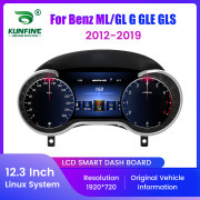 12.3" LCD Car Digital Dashboard Cluster For Mercedes G ML/GL GLE GLS 2012-2019 Virtual Instrument Panel Speedometer Upgrade