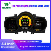 Car LCD Digital Dashboard Cluster For Porsche Macan 95B 2014-2020 Instrument Panel Speedometer Virtual Cockpit Linux System