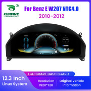 12.3" LCD Car Digital Dashboard Cluster For Mercedes Benz E W207 NTG4.0 2010-2012 Virtual Instrument Panel Speedometer Cockpit