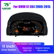 11Inch Car LCD Digital Dashboard Cluster For BMW X1 E84 2009-2015 Instrument Panel Speedometer Virtual Cockpit Linux System