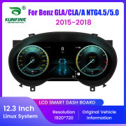 12.3'' LCD Digital Dashboard Cluster For Benz GLA/CLA/A NTG4.5/5.0 2015-2018 Virtual Instrument Paneel Cockpit Speedometer