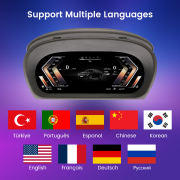 11" Car LCD Digital Dashboard Cluster For BMW 3 Series E90 E91 E92 E93 2005-2012 Instrument Panel Speedometer Virtual Cockpit