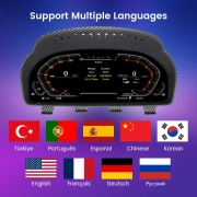 12.3Inch Car LCD Digital Dashboard Cluster For BMW 5 6 7 Series F01 F02 F03 F06 F10 Instrument Panel Speedometer Virtual Cockpit