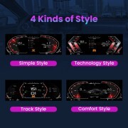 12.3Inch Car LCD Digital Dashboard Cluster For BMW 5 6 7 Series F01 F02 F03 F06 F10 Instrument Panel Speedometer Virtual Cockpit