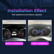 12.3" LCD Digital Dashboard Cluster For Benz C/GLC W205 NTG5.0/5.1 2015-2018 Speedometer Virtual Instrument Panel Cockpit Meter