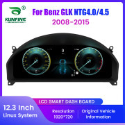 12.3" LCD Car Digital Dashboard Cluster For Mercedes Benz GLK NTG4.0/4.5 2008-2015 Virtual Instrument Panel Speedometer Upgrade