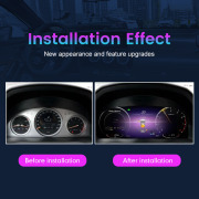 12.3" LCD Car Digital Dashboard Cluster For Mercedes Benz GLK NTG4.0/4.5 2008-2015 Virtual Instrument Panel Speedometer Upgrade