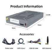 OEM Screen Upgrade Decoder Box MuItimedia Interface CarPlay Android auto Retrofit Kit For VW MIB2 Platform Golf 7 Tiguan Lamand