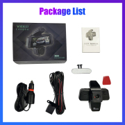 3.16 Inch Car Dash Cam DVR 3 Cameras Recording Video Parking Monitoring 1080P Sensor IPS Night HD Vision Cycle Recording Video