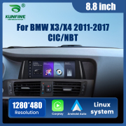 8.8” Car Radio For BMW X3/X4 2011-2012 CIC/NBT System Linux GPS Navigation Multimedia Display Headunit Video Player Linux System