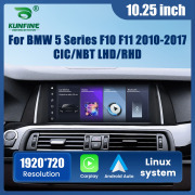 10.25” Car Radio For BMW 5 Series 2010-2012 CIC/NBT System Linux GPS Navigation Multimedia Display Headunit Video Player Linux System