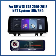 12.3” Car Radio For BMW X1 2016-2018 NBT/EVO System RHD Linux GPS Navigation Multimedia Display Headunit Video Player Linux System
