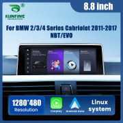 8.8” Car Radio For BMW 2 Series Convertible T Model 2011-2017 NBT/EVO System Linux GPS Navigation Multimedia Display Headunit Video Player Linux System