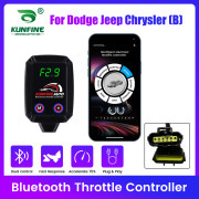 APP Bluetooth Car Electronic Throttle Controller Pedal Box Racing Accelerator Potent Booster For Dodge Jeep Chrysler (B)
