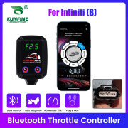 APP Bluetooth Car Electronic Throttle Controller Pedal Box Racing Accelerator Potent Booster For Infiniti (B)