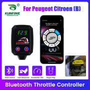 APP Bluetooth Car Electronic Throttle Controller Pedal Box Racing Accelerator Potent Booster For Peugeot Citroen B