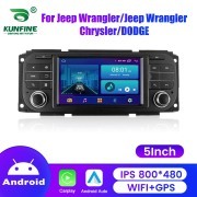 5" Car Radio For Jeep Grand Cherokee Wrangler Dodge Grand Caravan Chrysler Grand Voyager 2Din Android Octa Core Car Stereo DVD GPS Navigation Player Multimedia Headunit Android Auto Carplay