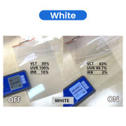 Automotive Intelligent Car Window High Transparency Liquid Crystal PDLC Smart Dimming Film Switchable Glass Film Water Resistant