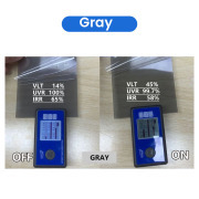 Automotive Intelligent Car Window High Transparency Liquid Crystal PDLC Smart Dimming Film Switchable Glass Film Water Resistant