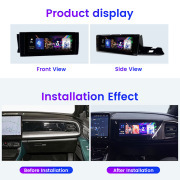 12.3Inch Co-pilot Entertainment Screen For Trumpchi GS8/ES9 2021-2025 CarPlay Android Screen Car Multimedia Player 4G 64G