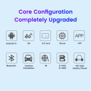 12.3Inch Co-pilot Entertainment Screen For Trumpchi GS8/ES9 2021-2025 CarPlay Android Screen Car Multimedia Player 4G 64G