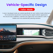 10.25" Co-pilot Entertainment Screen For Denza D9 2022-2025 CarPlay Android Screen Car Multimedia Player Fully Laminated Screen