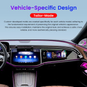 12.3 Inch Co-pilot Entertainment Screen For Benz E-Class 2025 CarPlay Android System Car GPS Navigation Multimedia Player