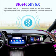 12.3 Inch Co-pilot Entertainment Screen For Benz E-Class 2025 CarPlay Android System Car GPS Navigation Multimedia Player