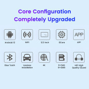 12.3 Inch Co-pilot Entertainment Screen For Benz E-Class 2025 CarPlay Android System Car GPS Navigation Multimedia Player