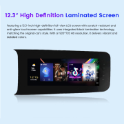 12.3Inch Co-pilot Entertainment Screen For Trumpchi M8 Leading Edition CarPlay Android Screen Car Multimedia Player 4G 64G