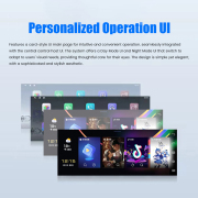 12.3" Co-pilot Entertainment Screen For Trumpchi M8 E9 2023 2024 CarPlay Android System High Definition Fully Laminated Screen