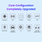 12.3" Co-pilot Entertainment Screen For Chery ICAR-03 2024 CarPlay Android System Car GPS Navigation Multimedia Player