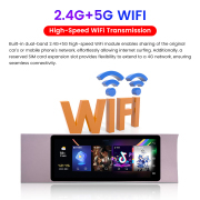 12.3Inch Co-pilot Entertainment Screen For Jetour Traveler T2 2023+ CarPlay Android Screen Car GPS Navigation Multimedia Player