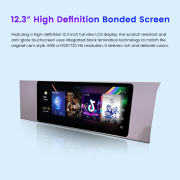 12.3Inch Co-pilot Entertainment Screen For Jetour Traveler T2 2023+ CarPlay Android Screen Car GPS Navigation Multimedia Player