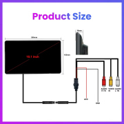 10.1" Car Headrest Monitor Display IPS Android Tablet Touch Screen For Car Rear Seat Player Video Music Bluetooth Carplay 2G 32G