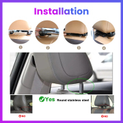 10.1" Car Headrest Monitor Display IPS Android Tablet Touch Screen For Car Rear Seat Player Video Music Bluetooth Carplay 2G 32G