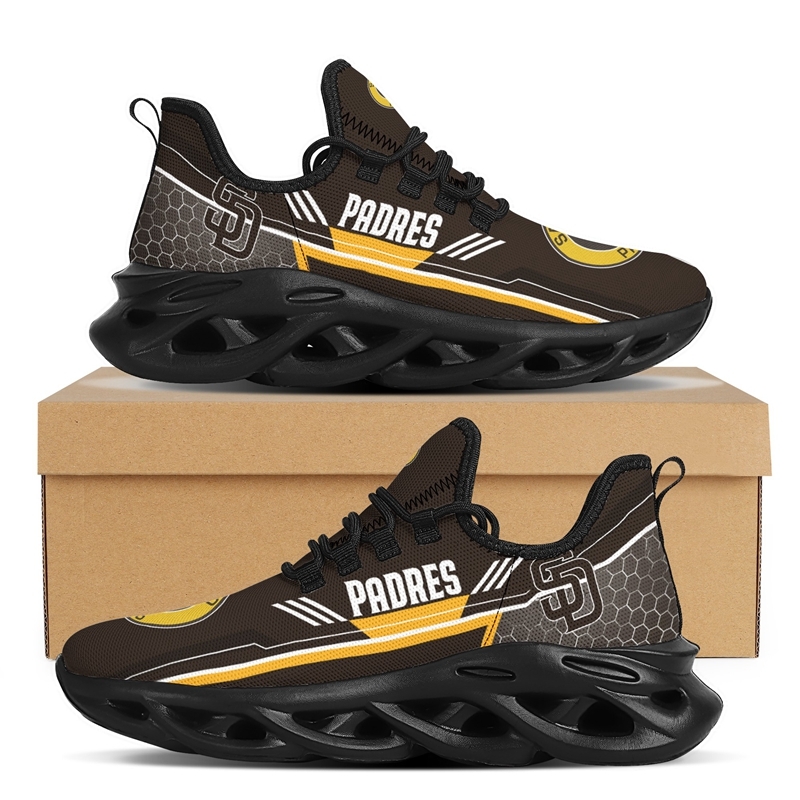 MLB Team San Diego Padres Fans Running Shoes Sports Sneakers #SP1167-F21B 7 1631534878951 0