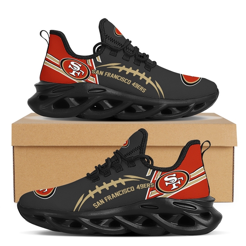 NFL Team San Francisco 49ers Fans Running Shoes Sports Sneakers #WW4331-1F21B 7 1631844897226 0