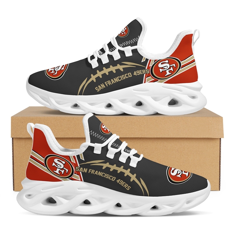NFL Team San Francisco 49ers Fans Running Shoes Sports Sneakers #WW4331-1F21W 7 1631844993276 0