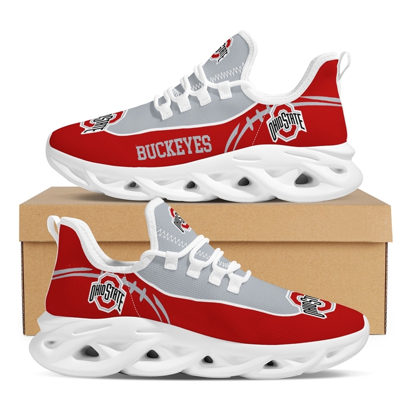 NCAA Team Ohio State Buckeyes College Fans Running Shoes Sports Sneakers #WW4335-2F21W 7 1631847516029 0